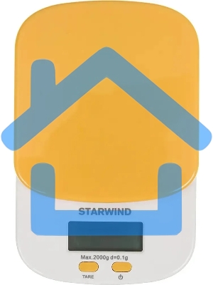 Весы кухонные Starwind SSK2158 макс.вес:2кг оранжевый