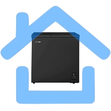 Морозильный ларь Kraft BD(W)-230BRX черный, 214л