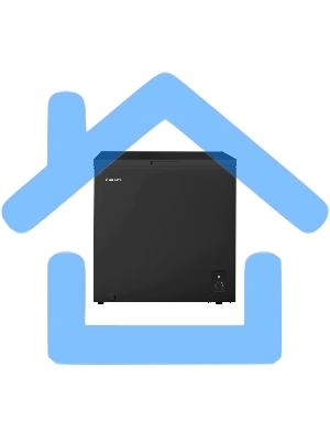 Морозильный ларь Kraft BD(W)-230BRX черный, 214л