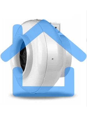 Центробежный круглый канальный вентилятор HELIOS RR 315