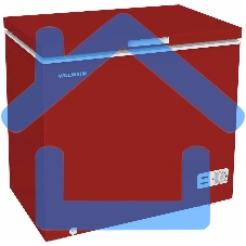 Морозильный ларь Willmark CF-310CS красный 276л