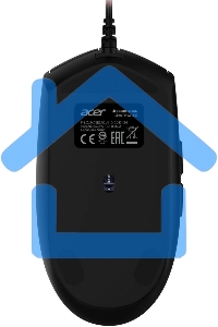 Мышь проводная Acer Nitro OMW400 черный, 6400 dpi, USB, кнопки - 6