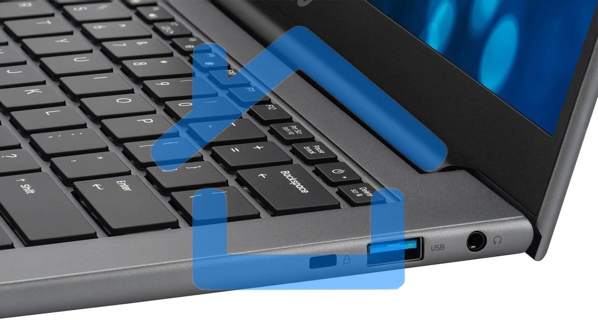 Ноутбук IRU Planio 15INP N-series N100 8Gb SSD256Gb Intel UHD Graphics 15.6