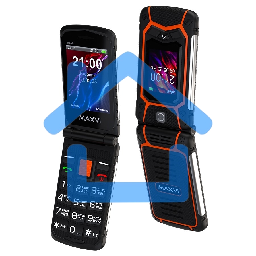 Мобильный телефон Maxvi E10ds оранжевый