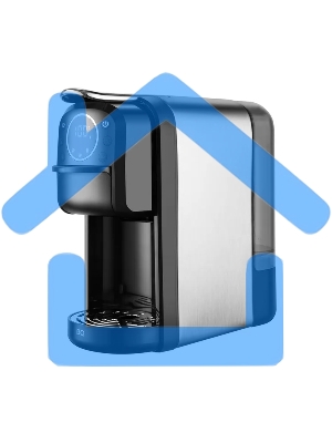 Капсульная кофеварка BQ CM3004 Steel-black