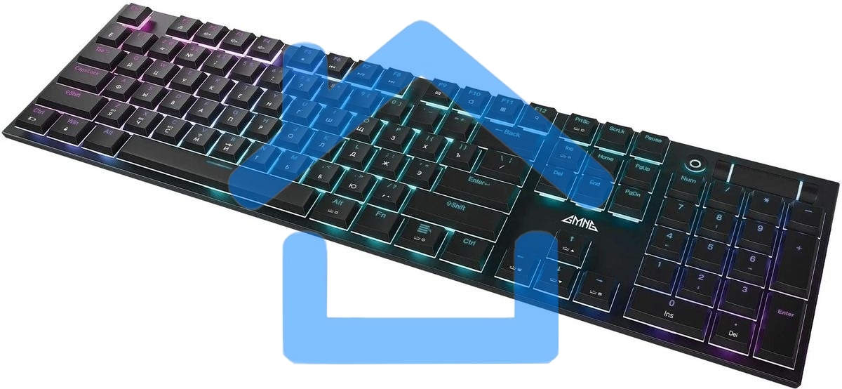 Клавиатура GMNG GG-KB783XPW (1910520) беспроводная, USB, Bluetooth/Радиоканал, черный