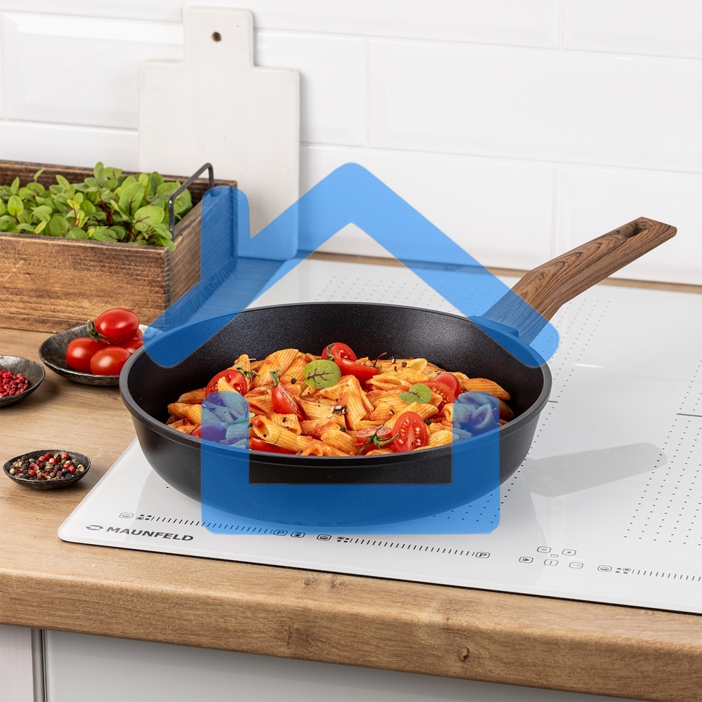 Сковорода Maunfeld ALVA MF26LV01FP из литого алюминия, 26 см