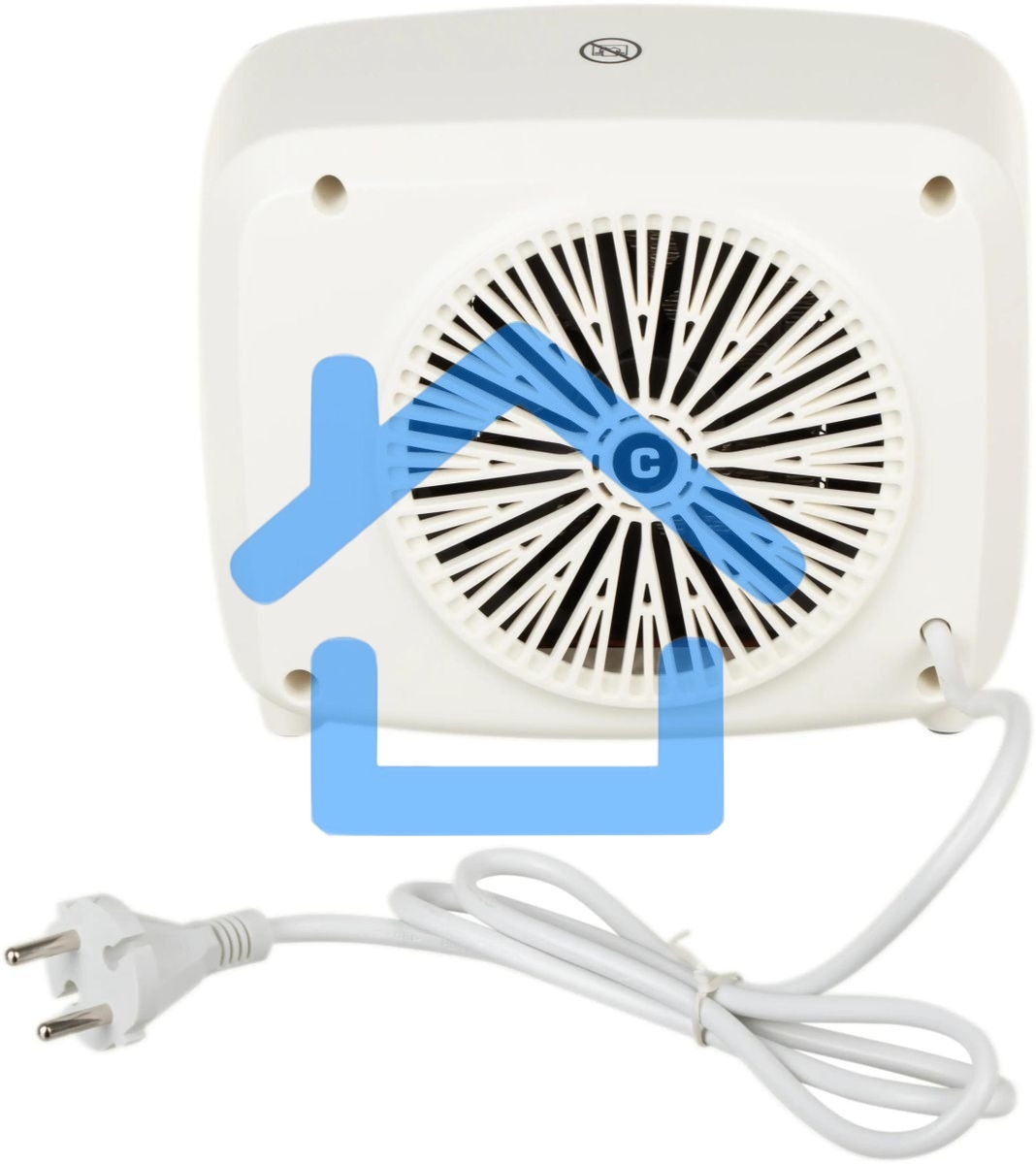 Тепловентилятор Centek CT-6023 белый/черный, 750/1500 Вт, 15 м2