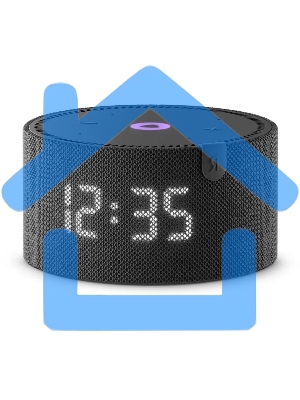 Умная колонка Яндекс Станция Мини, 10Вт, с голосовым ассистентом Алиса на YaGPT, с LED-часами, черный