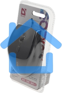 Мышь проводная Defender Accura MM-362 черный, 1600 dpi, USB, кнопки - 6