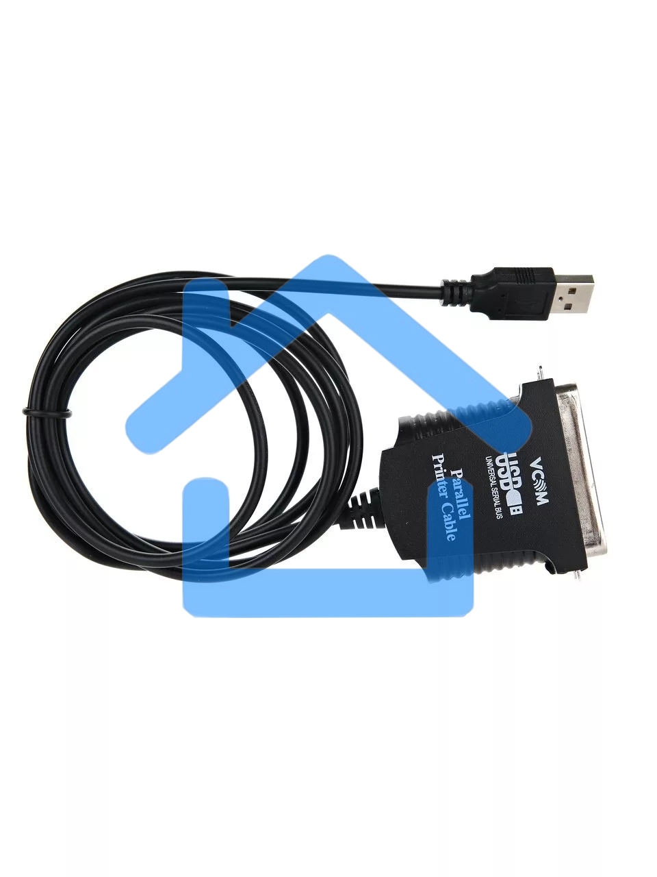 Кабель AM/LPT 1.8м VCOM Кабель-адаптер USB -> LPT (прямое подключение к LPT порту принтера), VUS7052