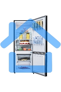 Холодильник Nordfrost RFC 210 LFXd темная нержавеющая сталь двухкамерный 153/52 л морозилка снизу