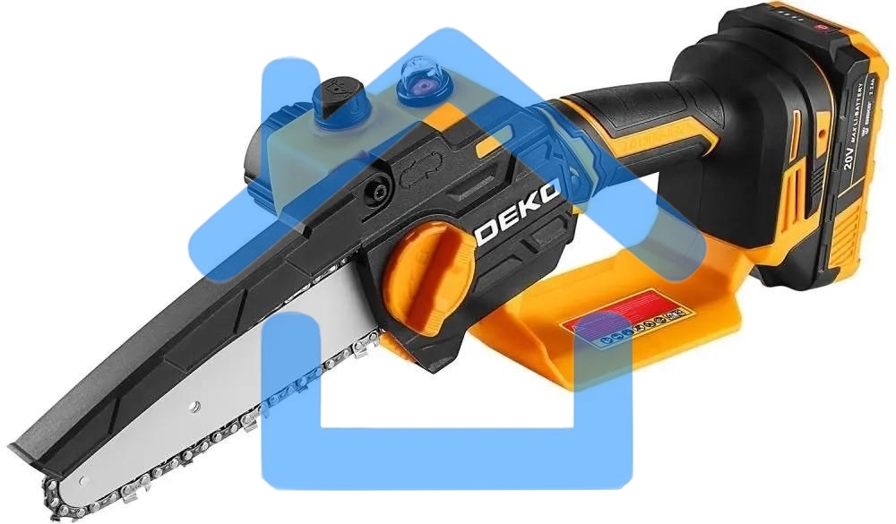 Пила цепная аккумуляторная DEKO DKCHS 20-6 PRO, 4