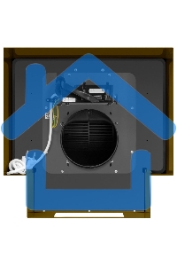 Вытяжка пристенная островная Maunfeld Bath 402 золотой, 40 см, 1150 куб. м/ч, 52 дБ