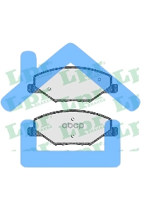 Колодки тормозные передние LPR 05P1795, комплект