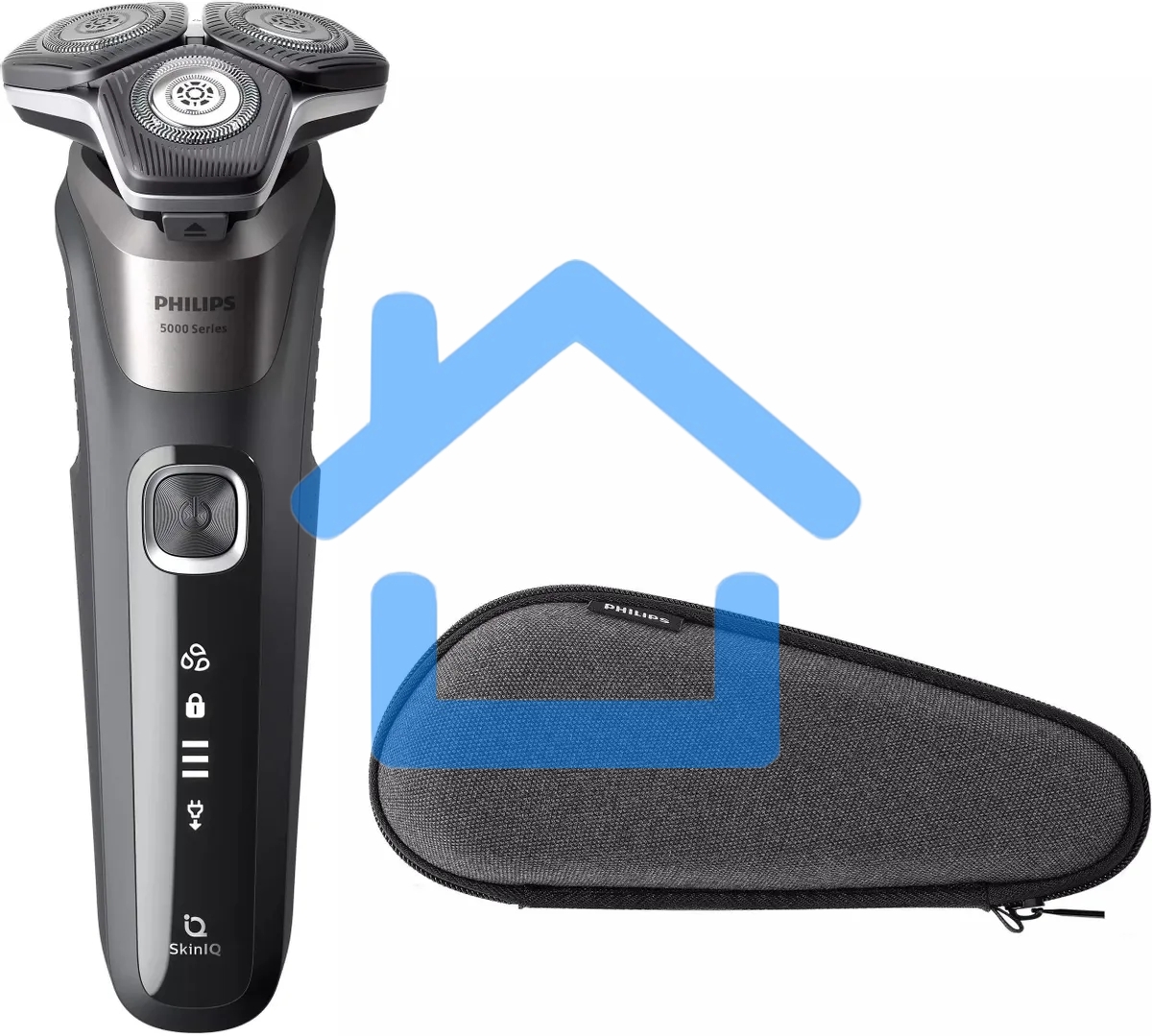 Электробритва Philips S5887/30 серый/серебристый