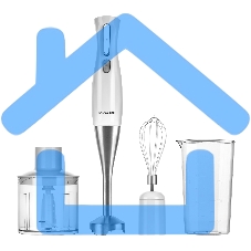 Блендер погружной Galaxy Line GL 2164, белый, 1200 Вт