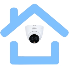 Камера видеонаблюдения аналоговая Dahua DH-HAC-HDW1209TLQP-A-LED-0280B-S2 2.8-2.8мм HD-CVI HD-TVI корп.:белый (DH-HAC-HDW1209TLQP-A-LED-0280B)