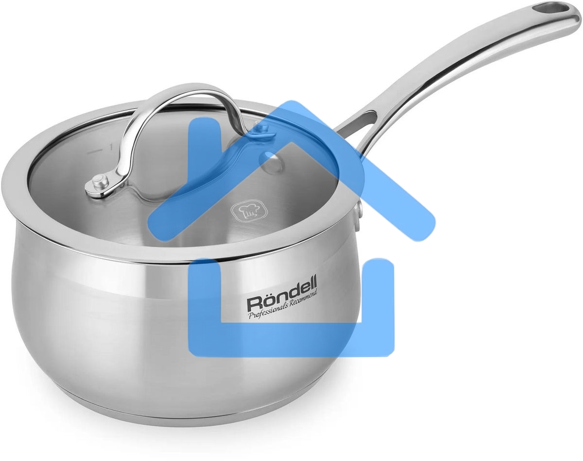 Набор посуды 10 предметов Rondell Admiring RDS-1610 (кастрюли с/кр 18 см, 20 см, 22 см, 24 см, ковш с/кр 16 см)