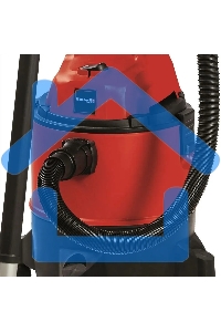 Строительный пылесос Einhell TC-VC 1825 (2342430) красный, 1250 Вт, уборка сухая/влажная, пылесборник мешок/контейнер, 25 л