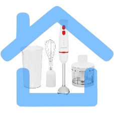 Блендер погружной Starwind SBP2242 500Вт белый/оранжевый