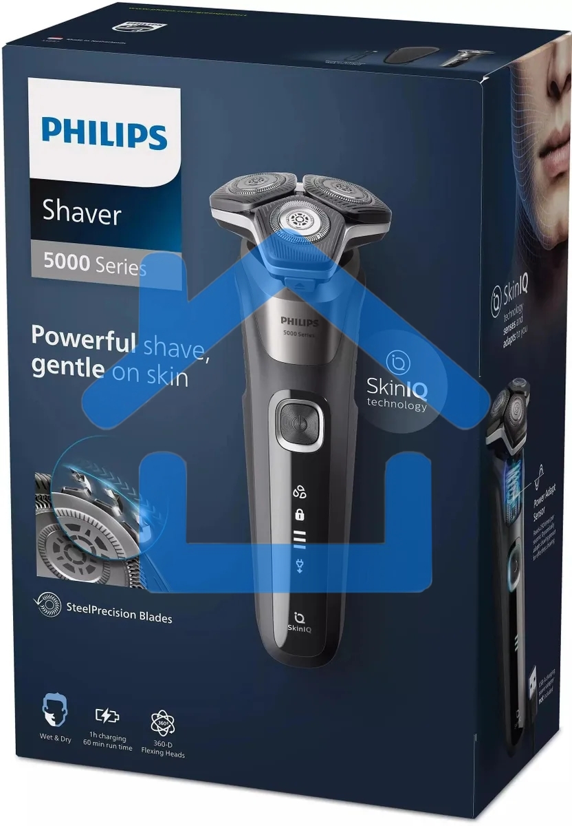 Электробритва Philips S5887/30 серый/серебристый
