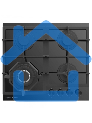 Газовая варочная панель Zigmund & Shtain M 26.6 B независимая, черный