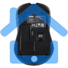 Мышь беспроводная Acer OMR010 черный, 1200 dpi, радиоканал, USB, кнопки - 3
