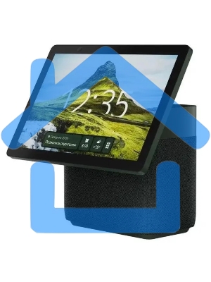 Умная колонка с дисплеем Яндекс Станция Дуо Макс, Zigbee, 60Вт, с голосовым ассистентом Алиса на YaGPT, зеленый