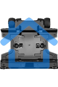 Пылесос паровой вертикальный Starwind SSV9550 темно-серый/голубой (черный/синий), питание от сети, 120 Вт, уборка влажная/паром/сухая, пылесборник 0.5 л