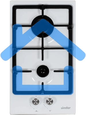 Газовая варочная панель Simfer H30V20W570 независимая, белый
