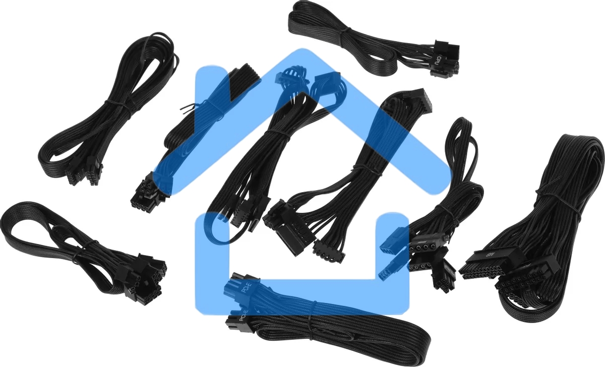 Блок питания Aerocool / Formula KCAS PLUS 1000GM V2 RTL (ACPG-KPK0FEC.12), 1000Вт, 80 PLUS Gold, 140мм, модульный, черный