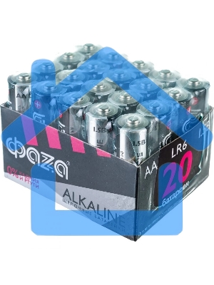 Элемент питания LR 6 (AA) алкалиновая, уп. 20 шт. ФАZА Alkaline Pack-20