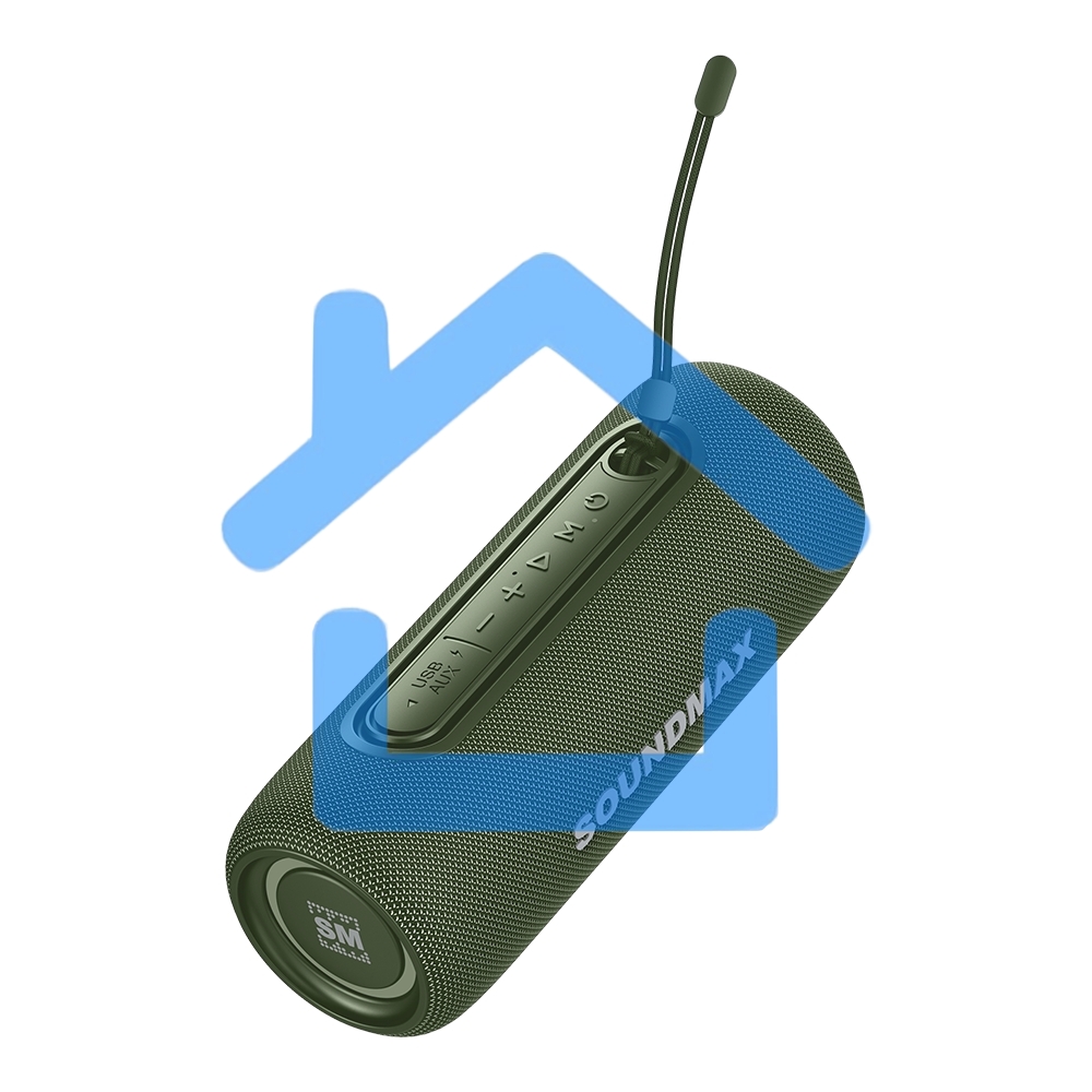 Портативная колонка SOUNDMAX SM-PS5026B зеленый