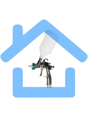 Краскопульт пневматический STELS ag 950 lvlp 57367профессиональный гравитационный