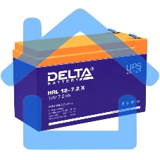 Батарея Delta HRL 12-7.2Х (12V 7.2Ah)