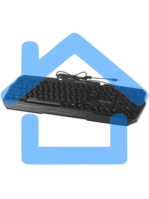 Игровая клавиатура Qumo Excalibur K67, проводная, 104, встроенные радужная подсветка