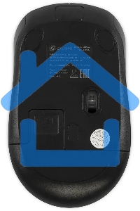 Мышь беспроводная Oklick 310MW черный/синий, 3200 dpi, радиоканал, USB, кнопки - 4