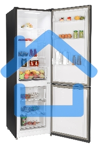 Холодильник Nordfrost RFC 390D NFXd темная нержавеющая сталь двухкамерный 240/95л морозилка снизу