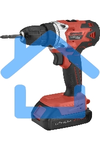 Дрель-шуруповерт Парма ДША-02-2021/2Li аккум. патрон:быстрозажимной (кейс в комплекте) (02.021.00016)