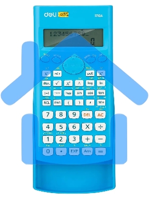 Калькулятор научный Deli E1710A/BLU синий 10+2-разр.