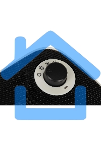 Тепловентилятор Centek CT-6023 белый/черный, 750/1500 Вт, 15 м2