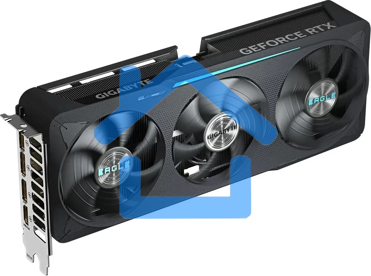 Видеокарта Gigabyte PCI-E GV-N5070EAGLE OC-12GD 1.0 NVIDIA GeForce RTX 5070 12Gb 192bit GDDR7 2805/28000 HDMIx1 DPx3 HDCP Ret