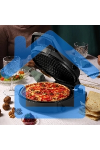 Пиццамейкер Kitfort КТ-4637 1800Вт серый/черный