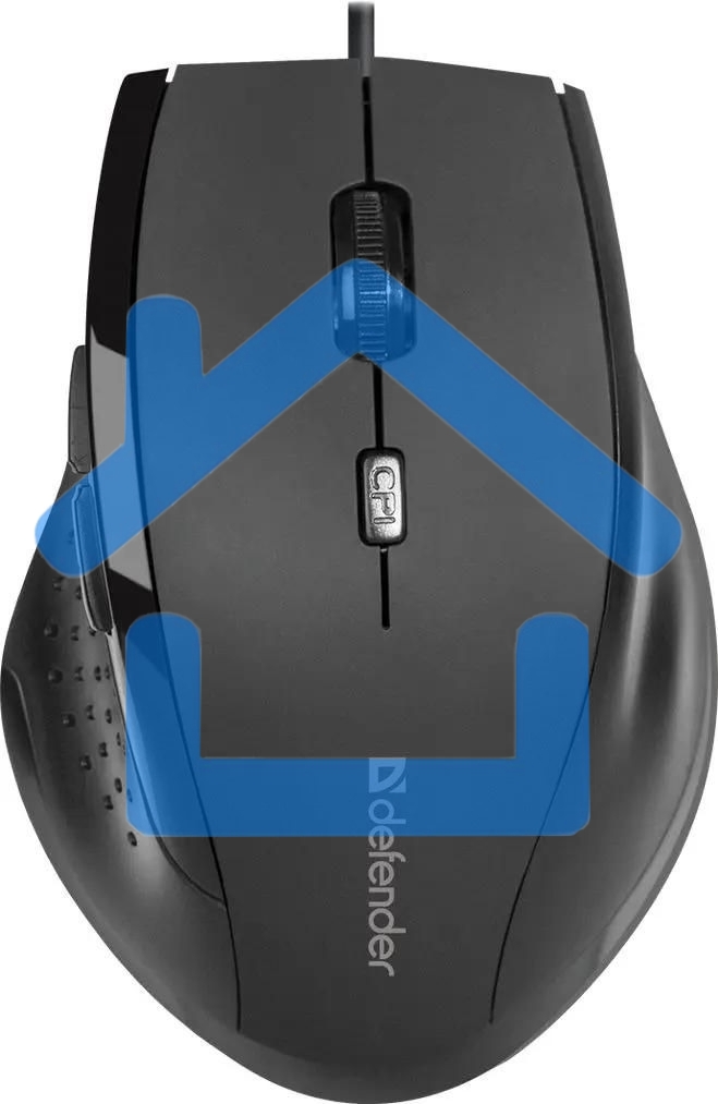 Мышь проводная Defender Accura MM-362 черный, 1600 dpi, USB, кнопки - 6