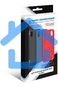 Чехол (клип-кейс) DF для Samsung Galaxy A02 sOriginal-27 синий