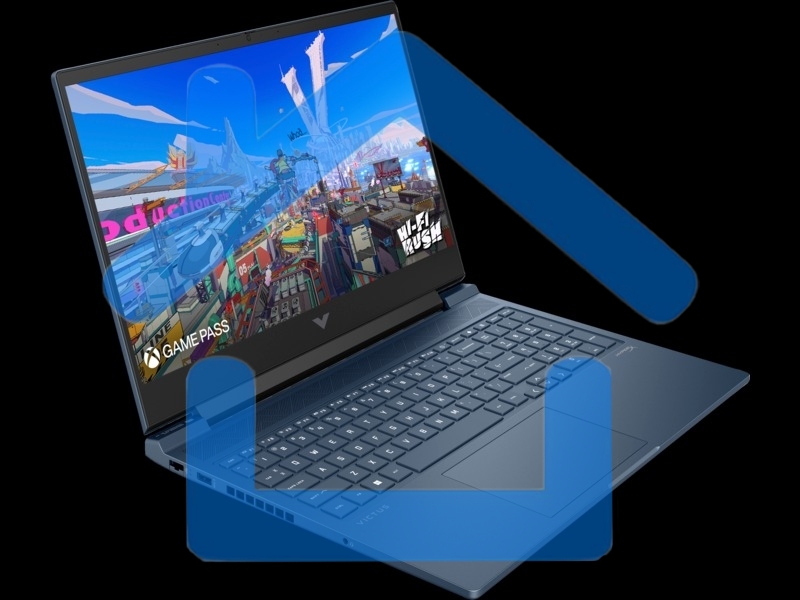 Ноутбук HP Victus A74LYEA, синий, Core i5 14450HX 16Gb SSD1Tb NVIDIA GeForce RTX4060 8Gb 16.1
