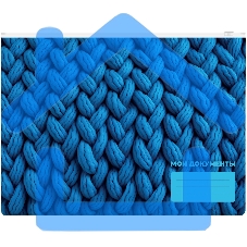 Папка на молнии ZIP Silwerhof FABRIC A4+ ПВХ 0.25мм