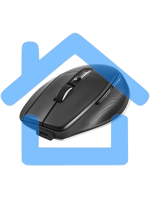 Мышь беспроводная/проводная 3Dconnexion CadMouse Pro Wireless, RTL, Right hand (341450) (3DX-700116) черный, 7200 dpi, радиоканал, Bluetooth, USB, кнопки - 7