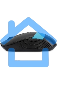 Мышь беспроводная Oklick 310MW черный/синий, 3200 dpi, радиоканал, USB, кнопки - 4